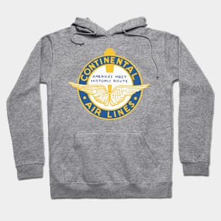 Retro Continental Airlines Hoodie